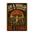 Retro Mushroom Poster | Vintage Botanical Mushroom Wall Art